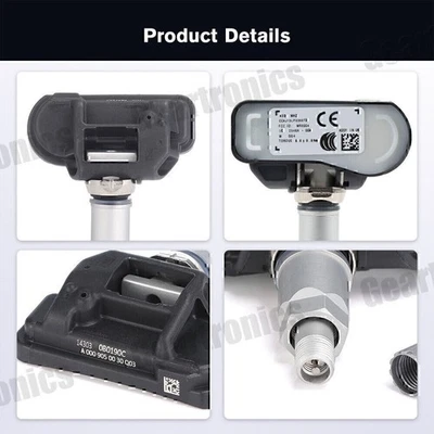 Juego de 4 TPMS A0009050030 para monitoreo de presión de neumáticos Mercedes-Benz NUEVO Foto 1 de 4