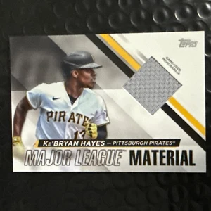 2024 Ke'Bryan Hayes Topps Major League Material Jersey Relic Pirates Grey - Picture 1 of 2