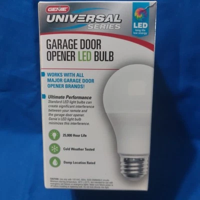 Bombilla LED Genie para abrir puertas de garaje blanca cálida 60 vatios Foto 1 de 4