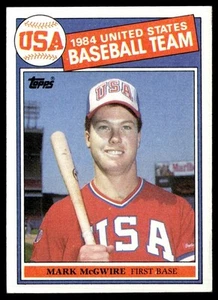 1985 Topps Rookie Mark McGwire #401 - Picture 1 of 2