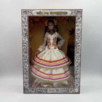MATTEL Barbie Signature Día De Muertos 2025 Collectible in Ruffled Cream Gown INHAND