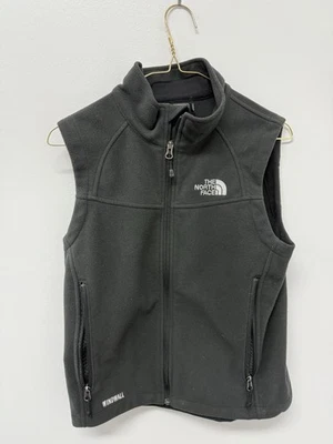 Chaleco polar The North Face Windwall para mujer talla S negro cremallera completa bolsillos logotipo Foto 1 de 4
