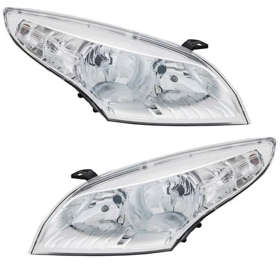 Scheinwerfer Set für Renault Megane 3 2008-2013 H7 Halogen Chrom LWR Motor Set - Bild 1 von 4