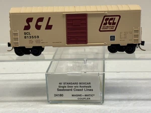 N Scale Kadee Micro Trains MTL 24160 Seaboard Coast Line SCL 813559 Box Car - Picture 1 of 4