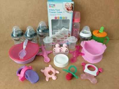 Baby Bottles, Teething & Weaning Items Bundle, Mostly New Unused Joblot - Image 1 of 4