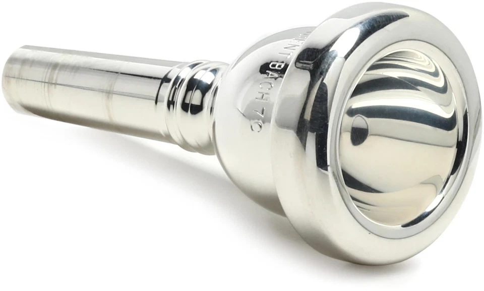 Bach Standard Trombone Mouthpiece Small Shank Silver Plated 7c