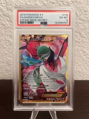 2016 POKEMON XY STEAM SIEGE SECRET #116 FULL ART/GARDEVOIR EX PSA 6 - Image 1 of 2