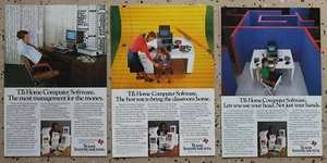 3 x Texas Instruments Computer Software Magazine Print Ads 1983 - Picture 1 of 1