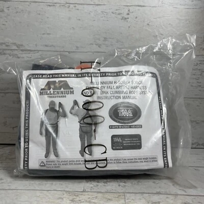 Millenium Treestands H-600 Full Body Fall Arrest Harness Safe Link Climbing Rope - Image 1 of 4