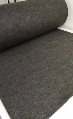 Filz 10 mm, 1500 g/qm, Meterware, Top Qualität, Anthrazit meliert - Bild 1 von 3