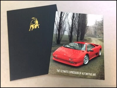 1990 1991 Lamborghini Diablo Original Car Sales Brochure Folder - Image 1 of 4