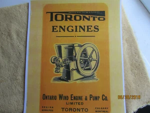 Toronto Gas Engine Catalog, All Nelson Brothers Engines, Ontario Wind Engine Co. - Picture 1 of 5