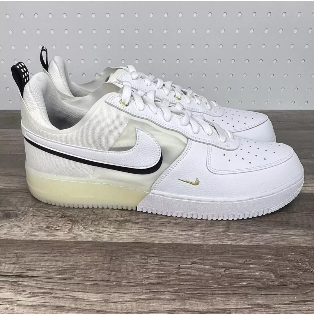 Nike Air Force 1 React White Black for Sale | Authenticity Nike Air Force 1 React White Black for Sale | Authenticity