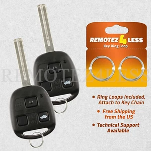 2 For 2001 2002 2003 Lexus LS430 Keyless Entry Remote Car Key Fob - Picture 1 of 1