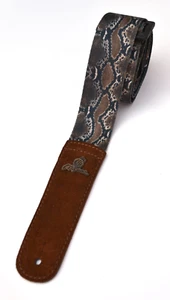 Correa para guitarra Magma Leathers 2" poliéster suave serpiente impresa por sublimación - Imagen 1 de 1