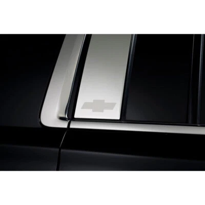 Juego de postes de pilar de acero inoxidable con logotipo Chevrolet PUTCO doble cabina/cabina doble... Foto 1 de 2