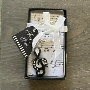 Musical Note TREBLE CLEF Fashioncraft Key Chain (In Gift Box) *NEW* - Picture 1 of 4