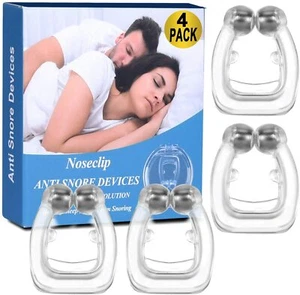 FDA Noseclip ANTI SNORE DEVICES 4CT Ships Free - Picture 1 of 1