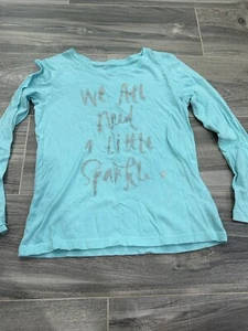 Girls blue long sleeve shirt by Circo size large 10/12 - Picture 1 of 4