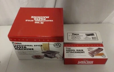 New Roma Traditional Style Pasta Machine w/ Attachments - Image 1 of 4