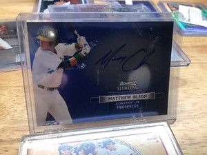 2012 Bowman Sterling - Prospect Autographs #BSAP-MO Matt Olson (AU, RC)