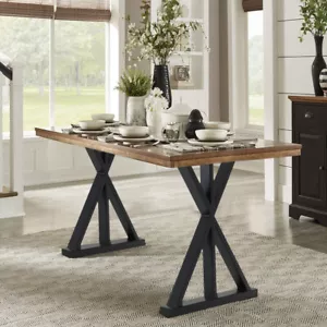 2X Industrial Metal Table Legs Triangle Sturdy Legs Frame Bench Desk Table Base - Picture 1 of 17
