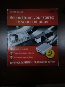 Xitel Inport Deluxe Stereo To PC Audio Recording Kit Converter Cassette FX - Picture 1 of 6