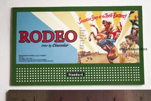 Rodeo - Custom Made Western Cowboy Movie Theme Lionel Billboard - Picture 1 of 1