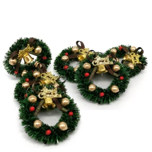6X Mini Guirnalda de Navidad Modelo Decoración de Navidad para Casa de Muñecas 1:12 Miniatura - Imagen 1 de 6