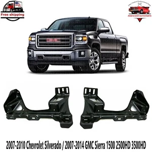 Radiator Support Bracket LH + RH Sides For 2007-13 GMC Sierra / Silverado 07-10 - Picture 1 of 13
