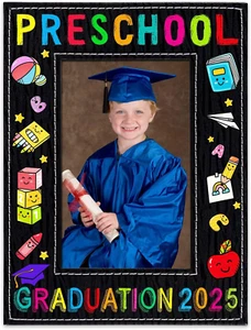 Preschool Graduation Gifts - Preschool Graduation Picture Frame 2025 4"X 6" Pre - Picture 1 of 7