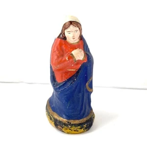 Figura de María belén vintage arrodillada 4" - Imagen 1 de 7