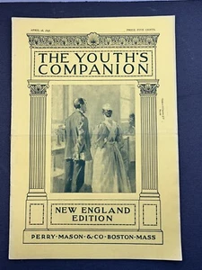 The Youths Companion - Apr 28, 1898 - Queen's Lamp, Golf, Lions, Lobbying - Picture 1 of 2