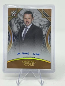 2018 TOPPS WWE LEGENDS MICHAEL COLE ON CARD AUTO /99 - Picture 1 of 2