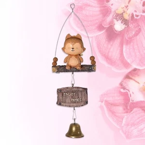Fox Hanging Decoration Mother Student Wind Chime Rabbit Pattern Bells - Picture 1 of 11