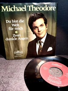 MICHAEL THEODORE - 1968 - DU BIST DIE WELT FÜR MICH - Single 7" → NEAR MINT ! - Imagen 1 de 3