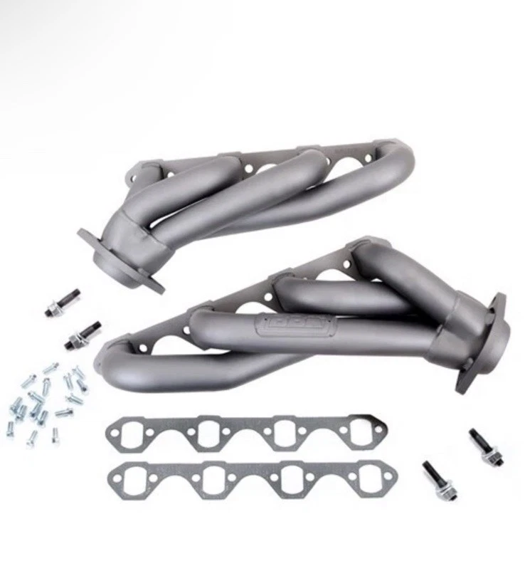 Cabeçalhos de escape BBK 1515 1-5/8 comprimento desigual curto para 1979-1993 Mustang 5.0L - Imagem 1 de 1