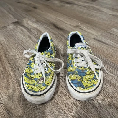 Vans Toy Story Buzz Woody Alien Brilla en Ojos Oscuros Disney Pixar niños talla 12 Foto 1 de 4