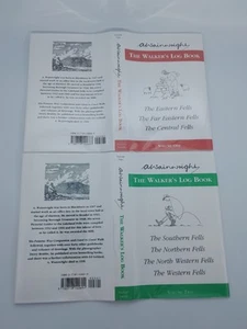 Rare The Walker's Log Book Volume 1 & 2 Dust Jackets Alfred Wainwright (£7.50) - Imagen 1 de 12