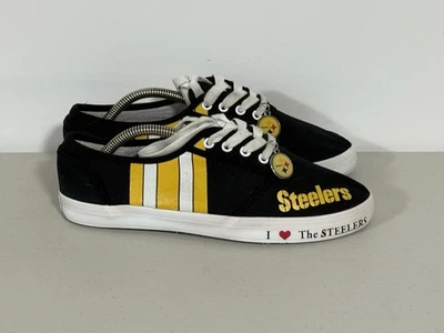 Zapatos bajos The Bradford Exchange Pittsburgh Steelers para mujer talla 7 Foto 1 de 4