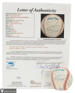 Multi Signed American League Baseball - HOF Kirby Puckett Mike Piazza - JSA LOA - Imagen 1 de 8