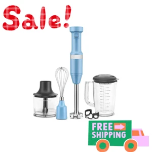 Variable Speed Corded Hand Blender With Accessories | Blue Velvet,C174 - Picture 1 of 4