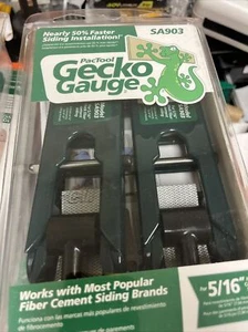 PacTool SA903 Gecko Stärke 5/16 Zoll. Faserzement Abstellgleis Installationswerkzeug 2 Stück - Bild 1 von 6