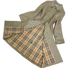 Burberrys Single Trench Coat Beige Size 7AB2 Woman's Vintage Used