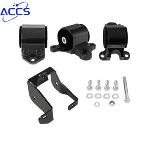 Billet 3 Bolt Engine Swap Mount Kit For 1996-2000 Honda Civic EK B & D Series MT - Bild 1 von 8