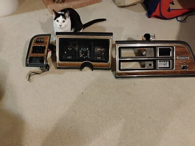 1979-1991 Ford Econoline Van Complete Dash Bezel Instrument Cluster Set E-150  — 第 1/4 张图片