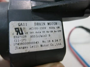 OEM Insignia Samsung Washer Machine Drain Motor Part 17438000000343  5304511361 - Picture 1 of 3