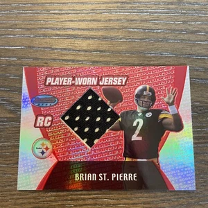 2003 Bowmans Best Brian St Pierre Jersey /50 RC Red Steelers - Picture 1 of 8