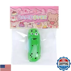 Handmade Cucumber Taba Squishy Toys,Ultra Soft Squishy Fidget Toys, Squeeze T - Picture 1 of 4