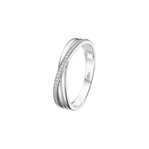 Anello Donna Lotus Silver in Argento Tipo Fascetta con Zirconi LP3447-3/114 - Foto 1 di 1